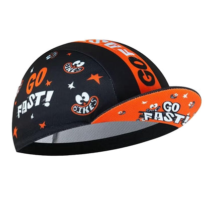Go Fast retro cycling cap