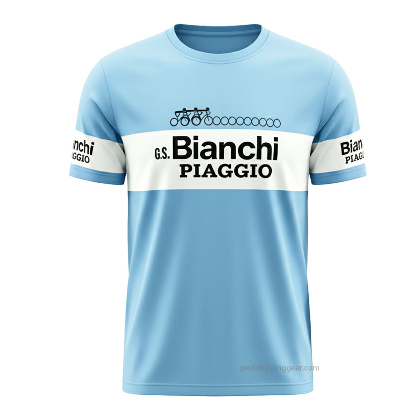 G.S. Bianchi Piaggio Vintage Cycling T-Shirt