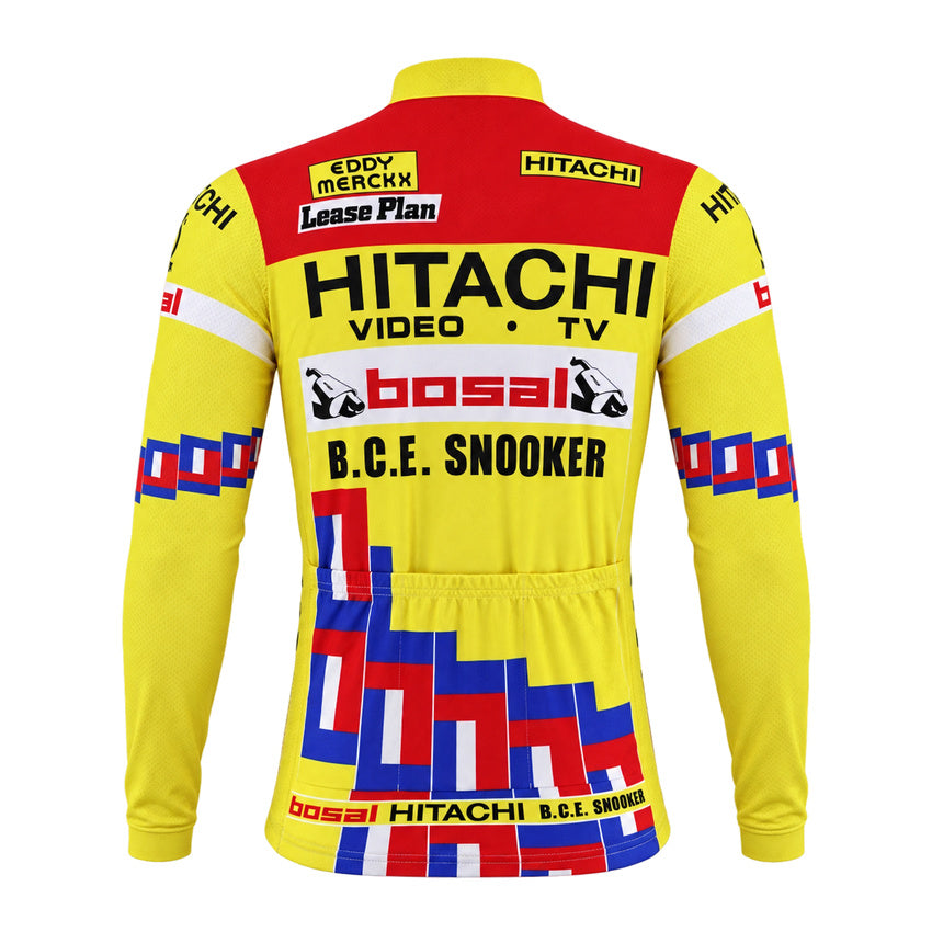 Hitachi Bosal Eddy Merckx Retro Cycling Jersey back view