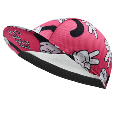 If It's Nice Ride It Twice Cycling Cap - Funny Cartoon Bike Hat