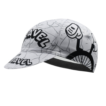 Gravel Cartoon Doodle Cycling Hat