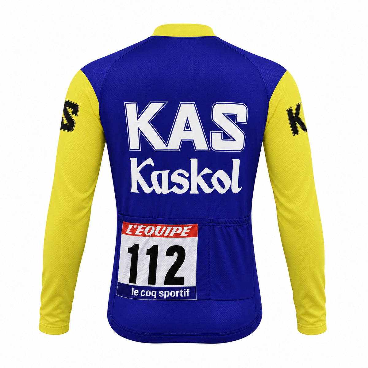 KAS Kaskol Retro Long Sleeve Cycling Jersey, back view