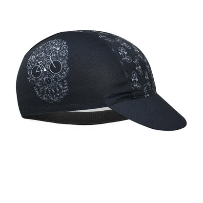 Keep Calm and Ride On Cycling Cap - 
Skull Bicycle Hat