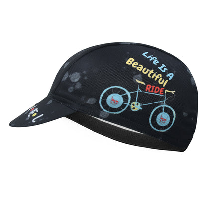 "Life Is A Beautiful Ride" Gravel Cycling Cap