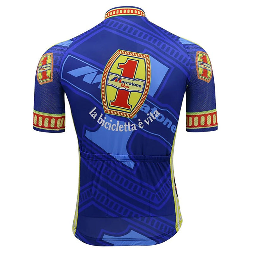 Marco Pantani Mercatone Uno Girmi Retro Cycling Jersey