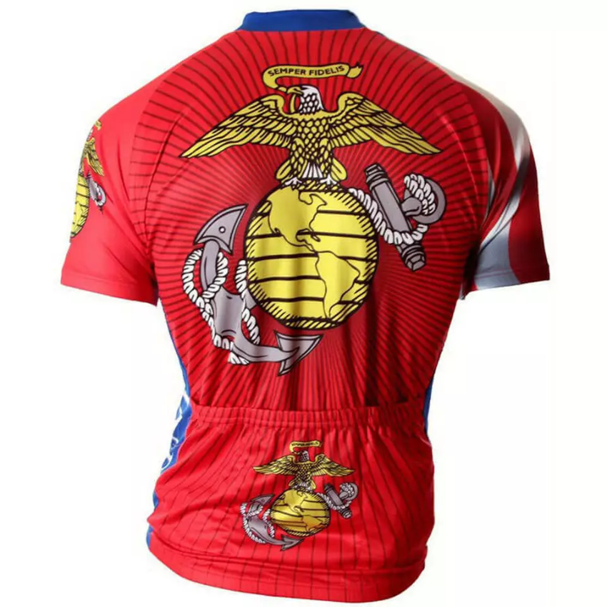 Men's Marines Short Sleeve Cycling Jerseys