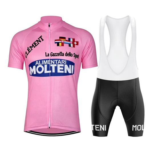 Men's Molteni Giro d'Italia Retro Cycling Kit — Eddy Merckx