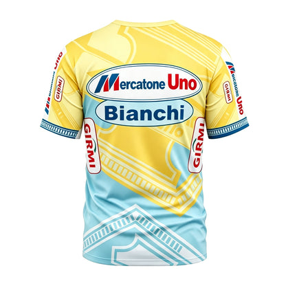 Vintage Mercatone Uno Bianchi Cycling T-Shirt