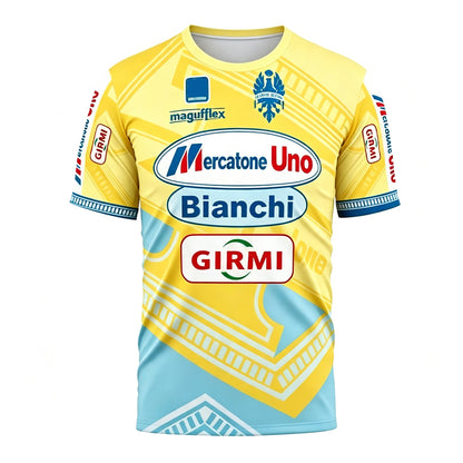 Vintage Mercatone Uno Bianchi Cycling T-Shirt | Marco Pantani
