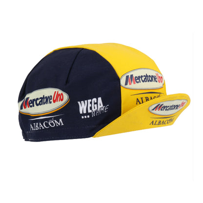 Mercatone Uno Retro Cycling Cap — Marco Pantani