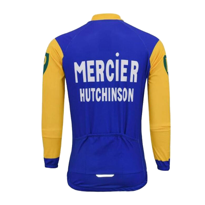 Mercier Hutchinson Long Sleeve Retro Cycling Jersey