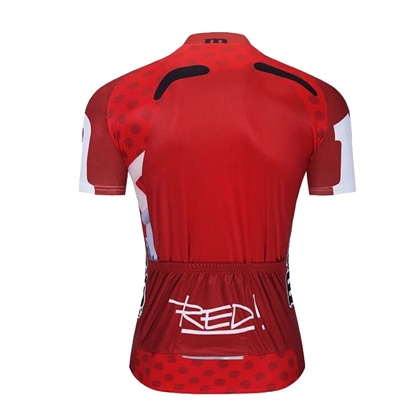 M&M Red Cycling Jersey