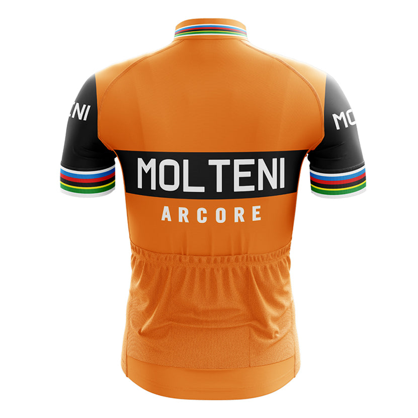 molteni arcore orange bike jersey