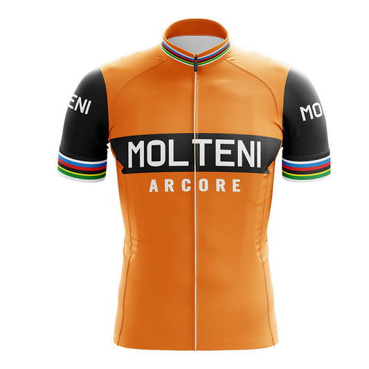 molteni arcore orange cycling jersey