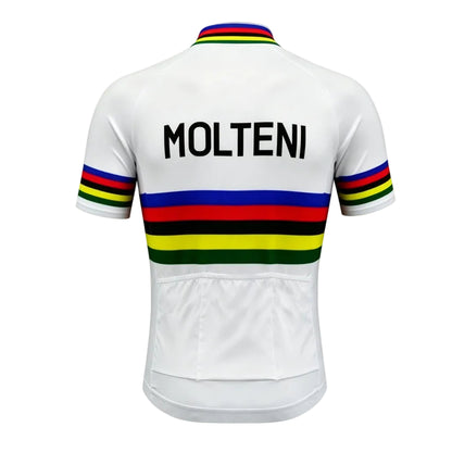 molteni white bike jersey eddy