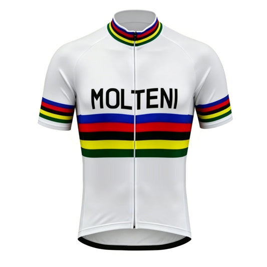 molteni white cycling jersey