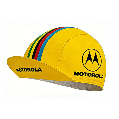 motorola Yellow cycling cap