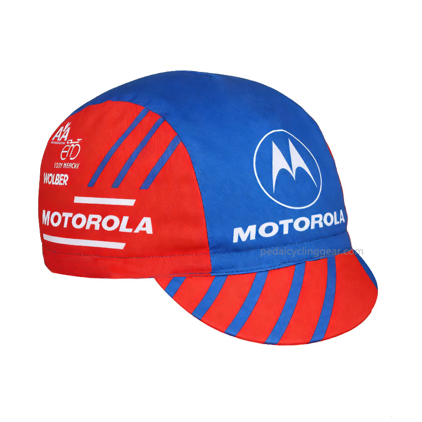 motorola retro cycling caps