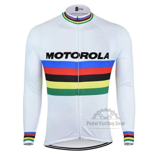 Motorola World Champion Long Sleeve Retro Cycling Jersey