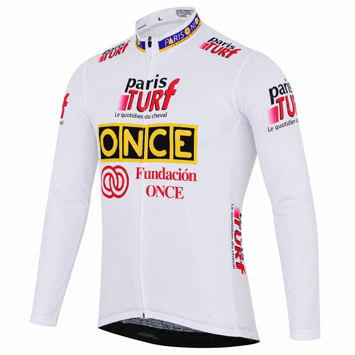 ONCE Paris-Turf Retro Long Sleeve Cycling Jersey, back view