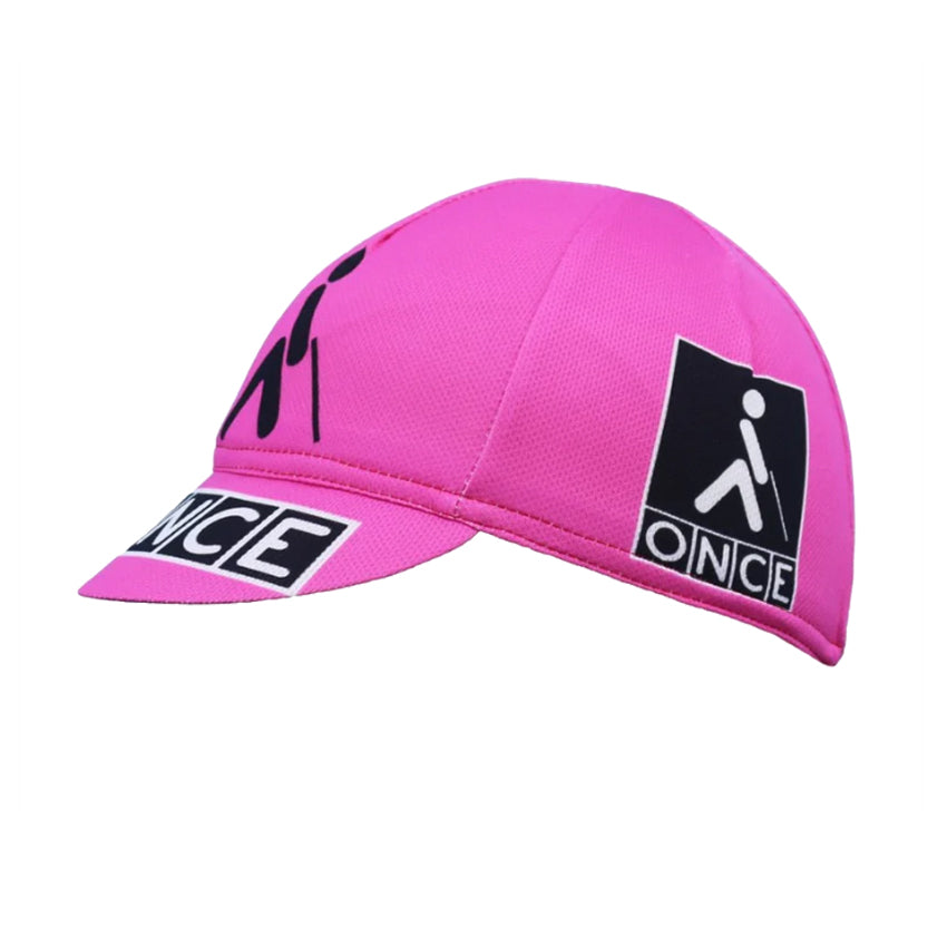 once pink retro cycling cap