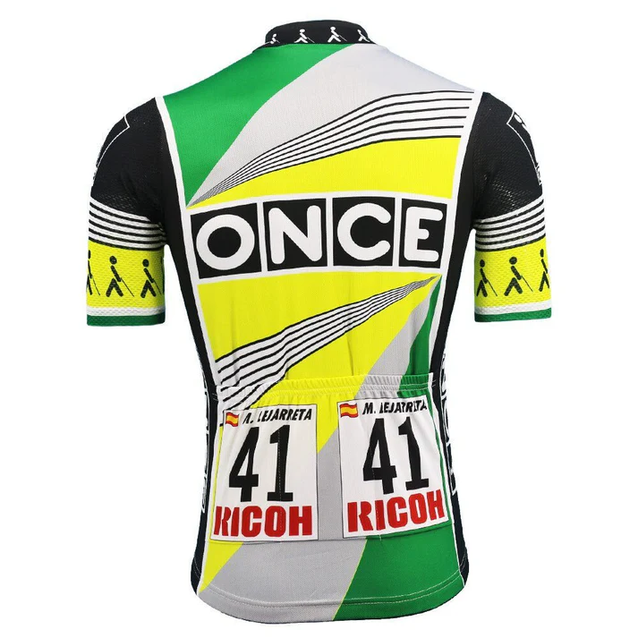 once retro 1990 cycling jersey