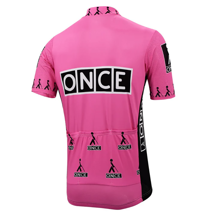 once retro pink cycling jerseys