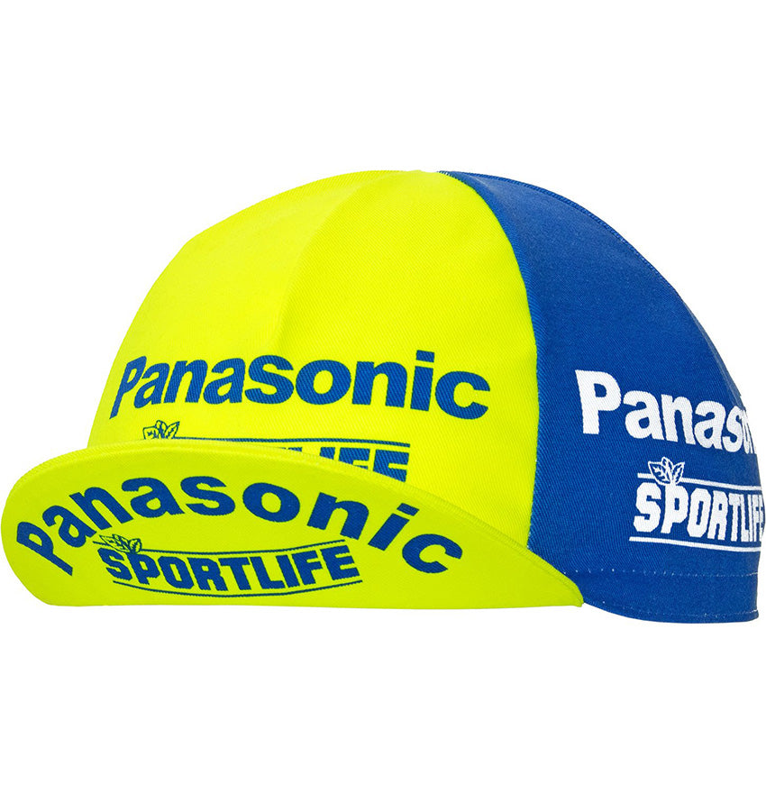 panasonic sportlife retro cycling cap
