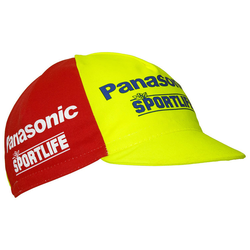 panasonic sportlife retro cycling cap
