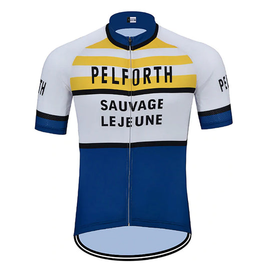 Pelforth sauvage Lejeune Retro Cycling Jersey