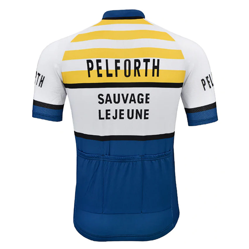 Pelforth sauvage Lejeune Retro Cycling Jersey