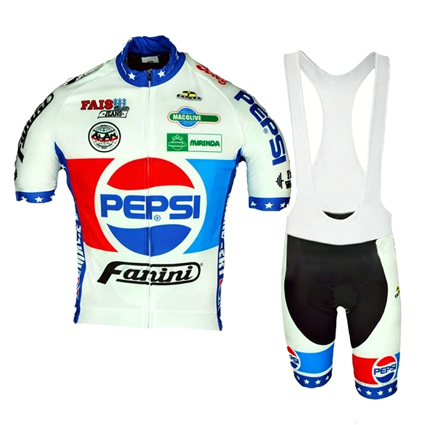 Pepsi Fanini Retro Cycling Jersey Set