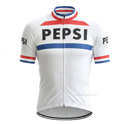 Pepsi Retro Short Sleeve Cycling Jersey