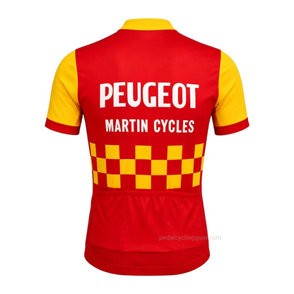 Retro Peugeot Martin Cycles Cycling Jersey