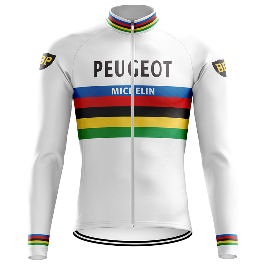 Peugeot Long Sleeve Cycling Jersey World Champion 