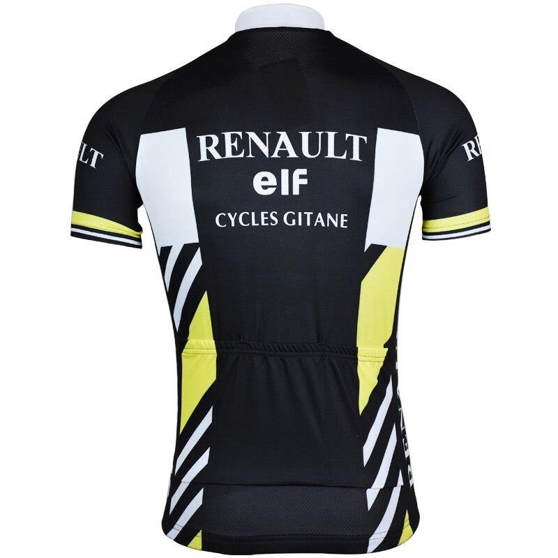 renault elf gitane black cycling jerseys