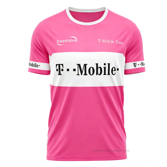 Retro T-Mobile Team Cycling T-Shirt