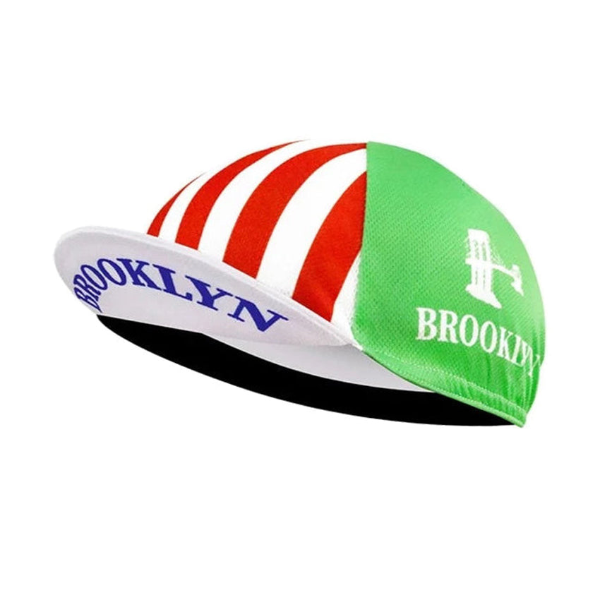 Brookylln Green Retro Cycling Cap