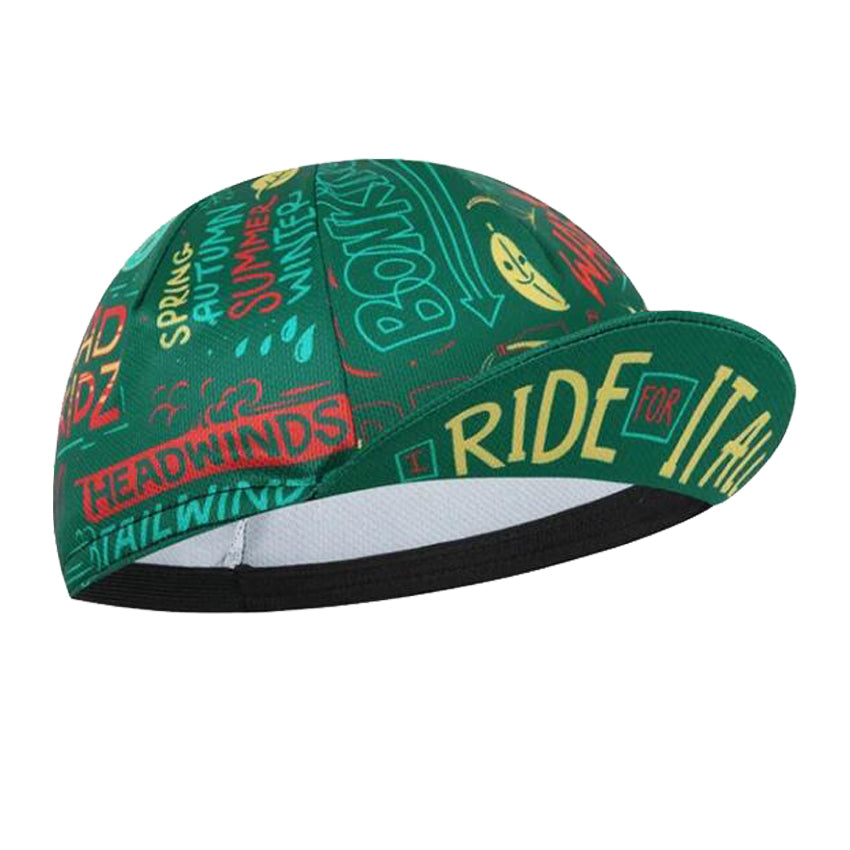 Ride For It All Green Cycling Cap