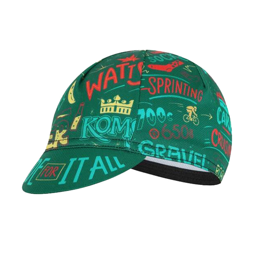 Ride For It All Green Cycling Cap