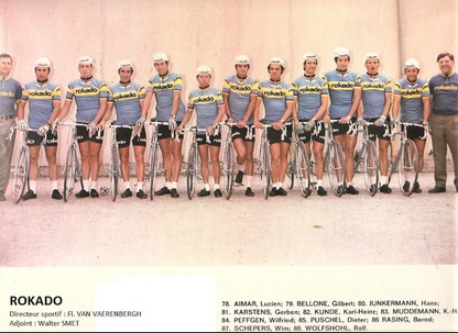 Rokado 1973 Retro Short Sleeve Cycling Jersey