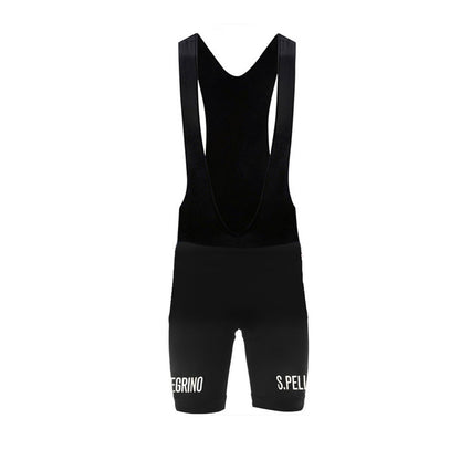 san pellegrino retro black bib shorts