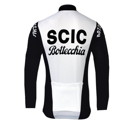 scic bottecchia long sleeve retro cycling jersey
