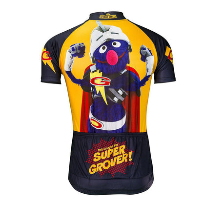 Sesame Street Super Grover Cartoon Bike Jersey