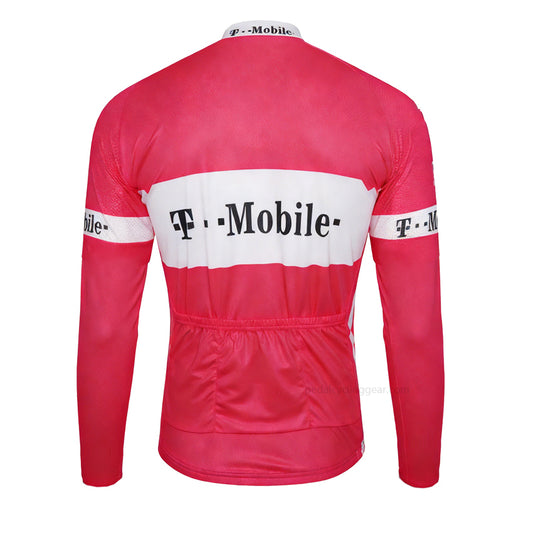 T-Mobile Retro Long Sleeve Cycling Jersey –black view
