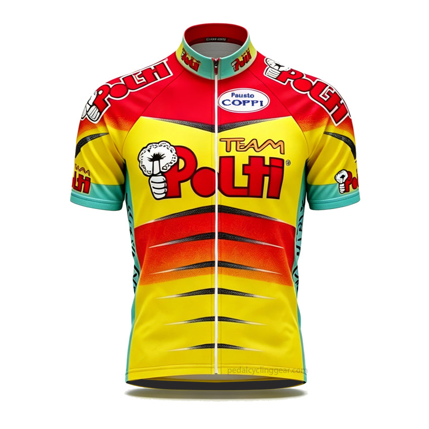 90s Team Polti Retro Cycling Jersey