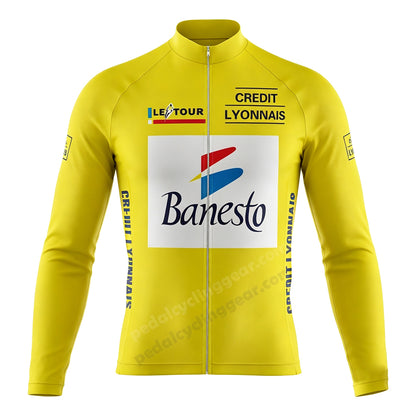 Tour de France Banesto Long Sleeve Cycling Jersey