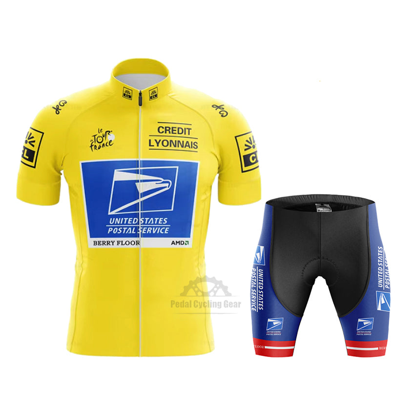 tour de france us postal cycling jersey set