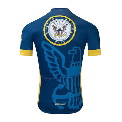 Men's United States Navy Short Sleeve Cycling Jersey