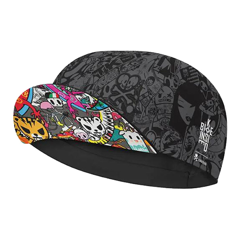 Doodle-style Cartoon Cycling Cap
